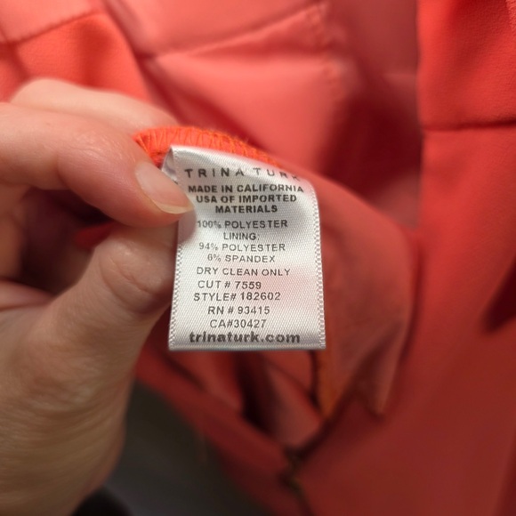 Trina Turk Vibrant Coral Jumpsuit - Picture 9 of 13